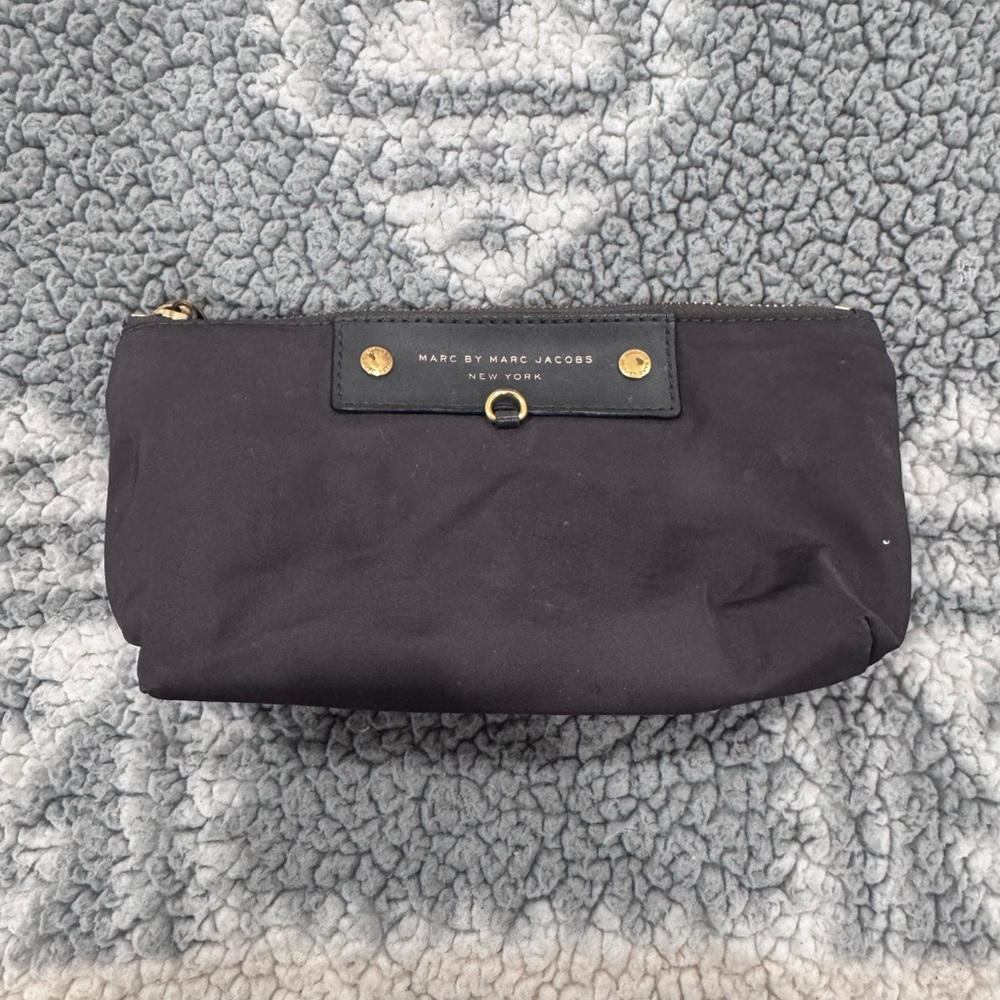Marc by Marc Jacobs Gray Nylon Cosmetic Pouch